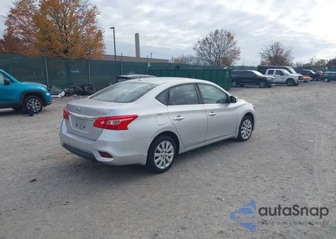 2016 Nissan Sentra Sv из США, поврежденный, VIN 3N1AB7AP8GY270132